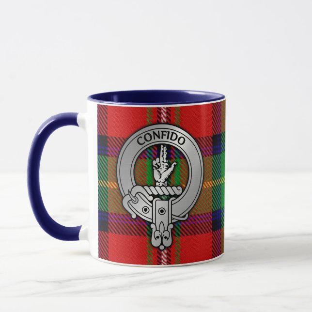 Clan Boyd Crest & Tartan Mug (Left)