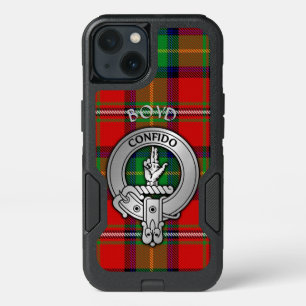 Clan Boyd Crest & Tartan iPhone 13 Case