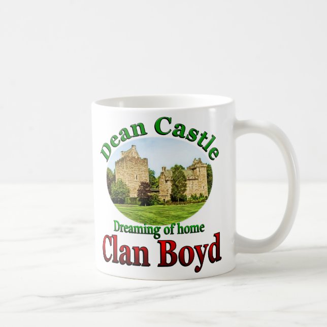 Clan Boyd Dreaming of Home Dean Castle Cup Mug (Right)