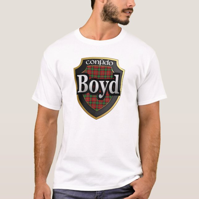 Clan Boyd Scotland Tartan Dynasty T-Shirt (Front)