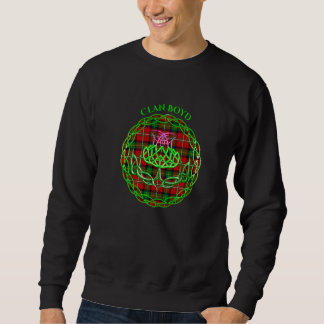 Clan Boyd Scottish Tartan Celtic Thistle Sweatshirt