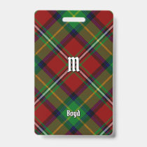 Clan Boyd Tartan Badge