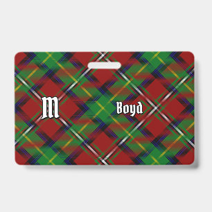 Clan Boyd Tartan Badge