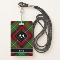 Clan Boyd Tartan Badge