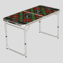 Clan Boyd Tartan Beer Pong Table