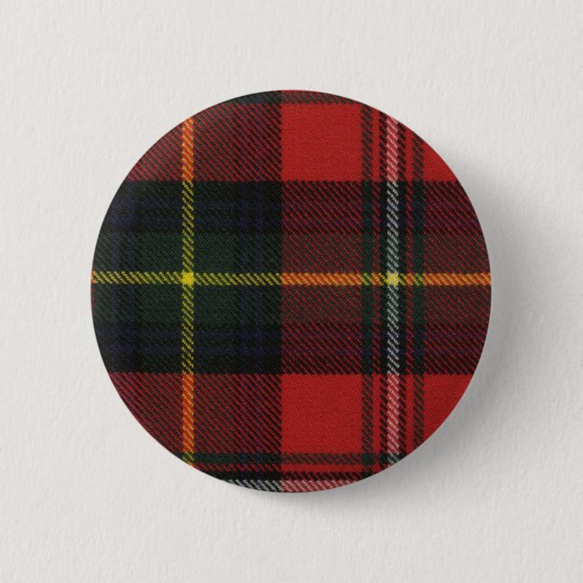 Clan Boyd Tartan Button (Front)