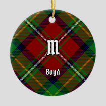 Clan Boyd Tartan Ceramic Ornament