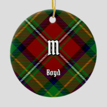 Clan Boyd Tartan Ceramic Ornament