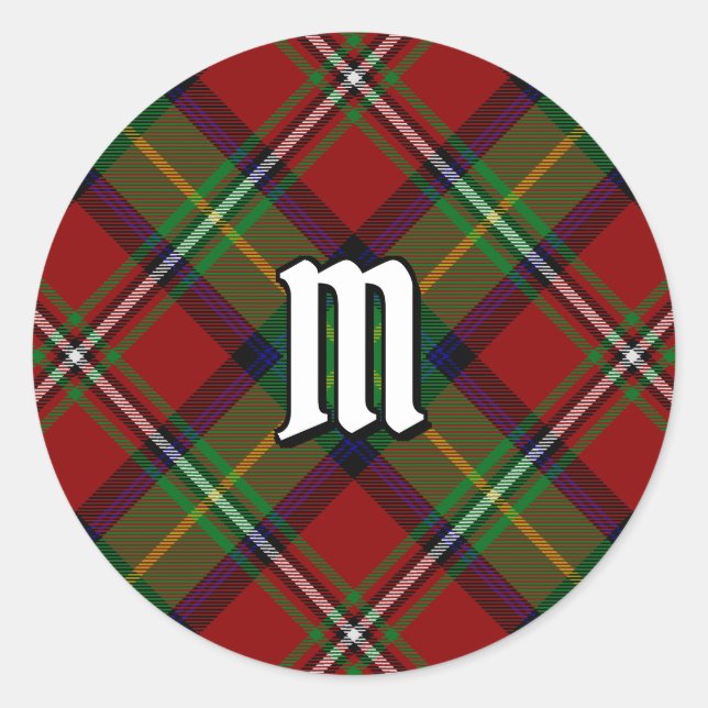 Clan Boyd Tartan Classic Round Sticker (Front)