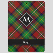 Clan Boyd Tartan Clipboard