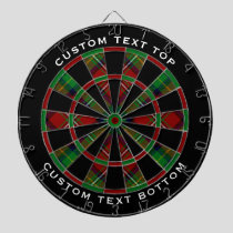 Clan Boyd Tartan Dart Board