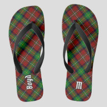 Clan Boyd Tartan Flip Flops