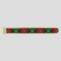 Clan Boyd Tartan Gold Finish Tie Bar