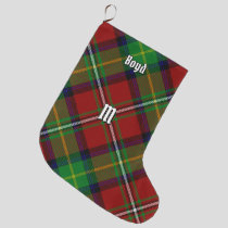 Clan Boyd Tartan Large Christmas Stocking