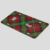 Clan Boyd Tartan License Plate