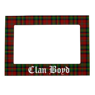 Clan Boyd Tartan Magnetic Frame