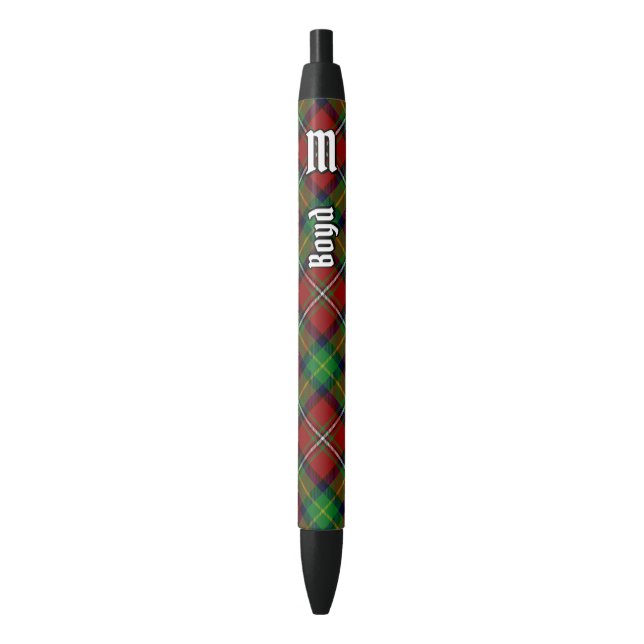 Clan Boyd Tartan Pen (Front Vertical)