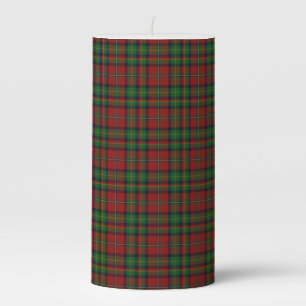 Clan Boyd Tartan Pillar Candle