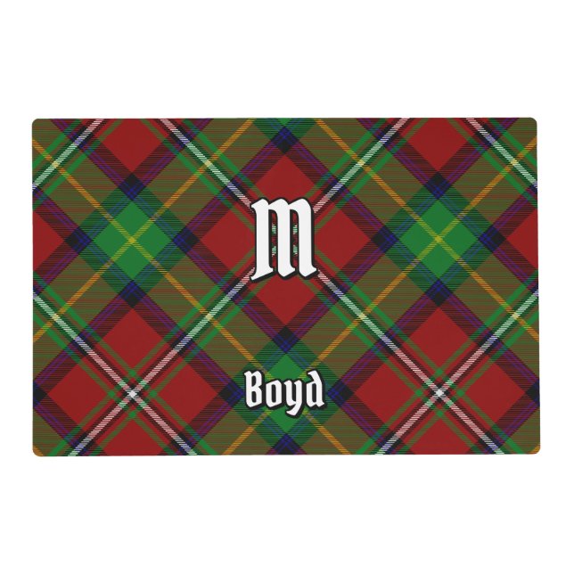 Clan Boyd Tartan Placemat (Front)