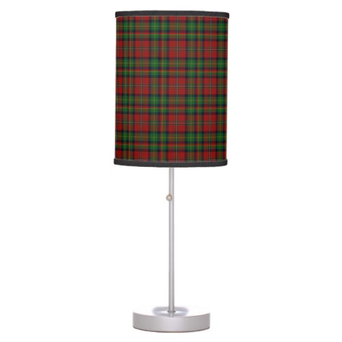 Clan Boyd Tartan Plaid Table Lamp