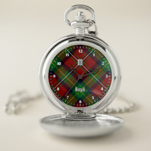 Clan Boyd Tartan Pocket Watch