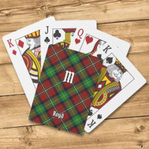 Clan Boyd Tartan Poker Cards