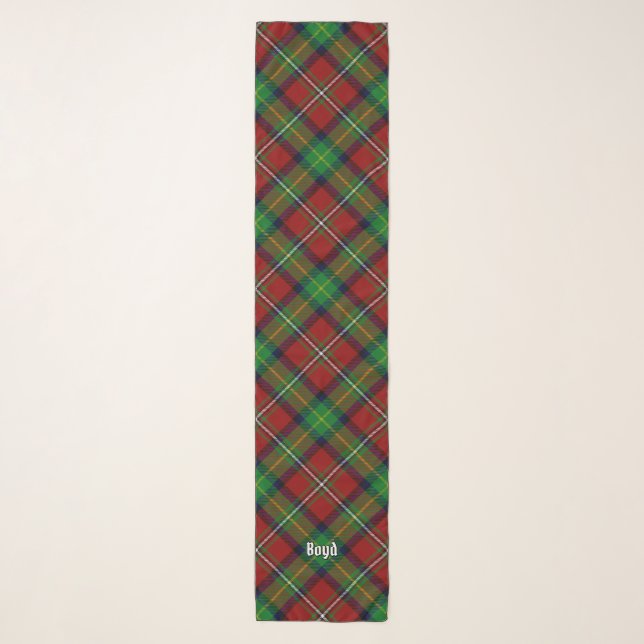 Clan Boyd Tartan Scarf (Front)
