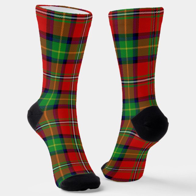 Clan Boyd Tartan Socks (Angled)