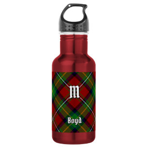 Clan Boyd Tartan Stainless Steel Water Bottle