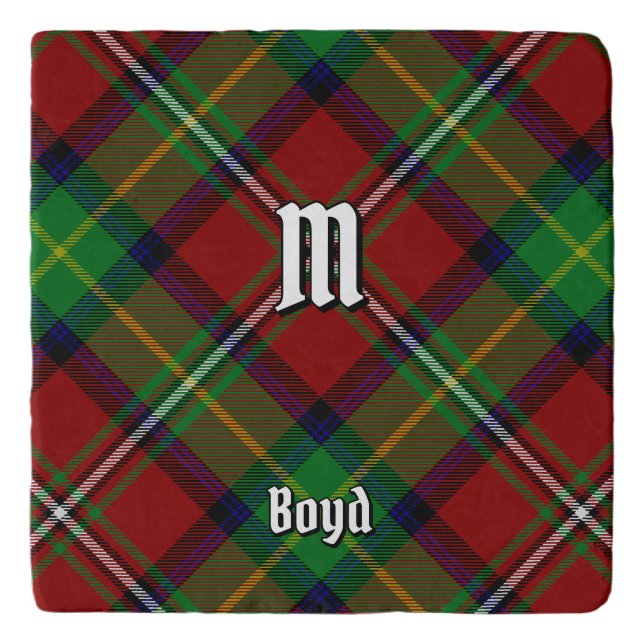Clan Boyd Tartan Trivet (Front)