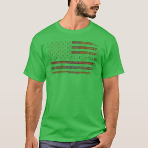 Clan Boyle Scottish tartan US flag Scotland Ulster T-Shirt