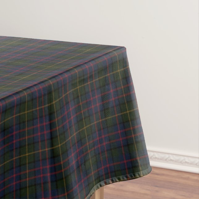 Clan Boyle Tartan Plaid Pattern Tablecloth (In Situ)