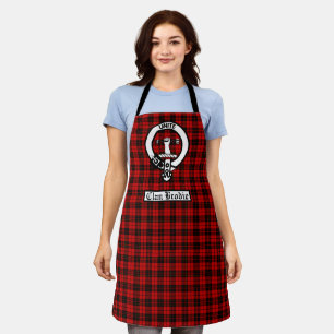 Clan Brodie Crest Badge & Tartan Apron