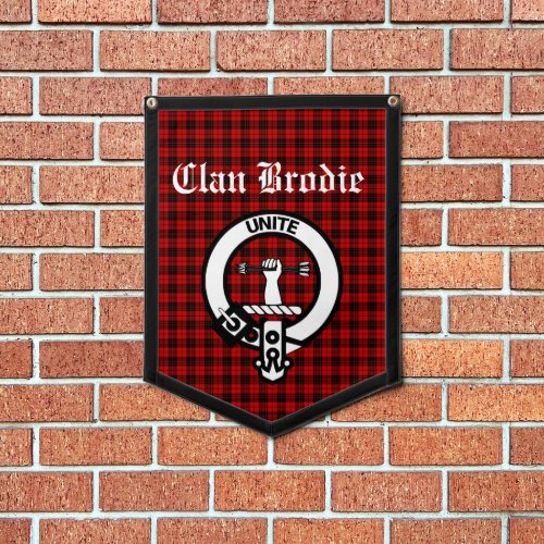 Clan Brodie Crest  Tartan Pennant