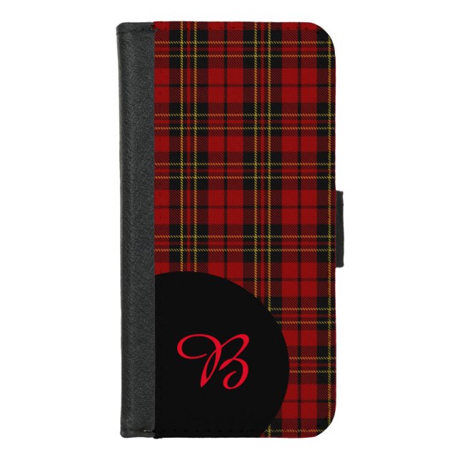 Clan Brodie Plaid  iPhone Wallet Case (Front)