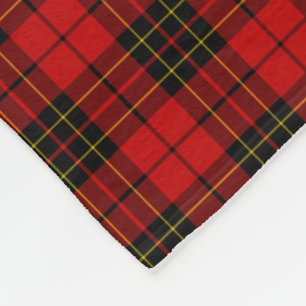 Clan Brodie Scottish Tartan Plaid Pattern Fleece Blanket