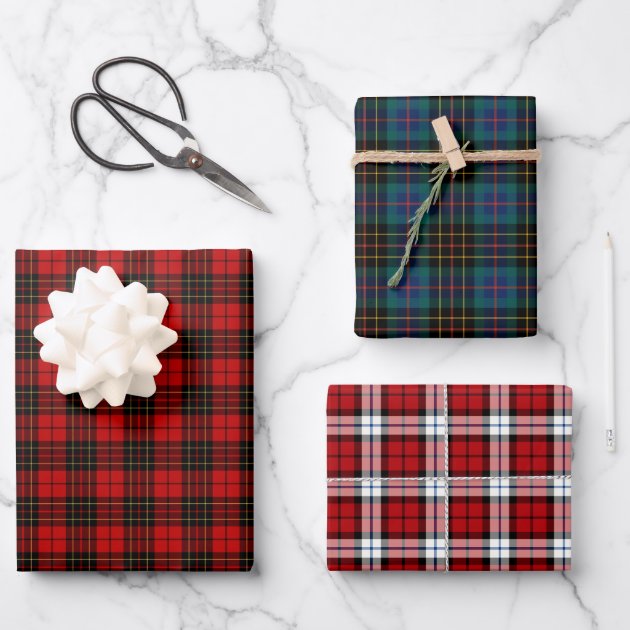 Clan Brodie Tartan Variations Wrapping Paper Sheets Zazzle