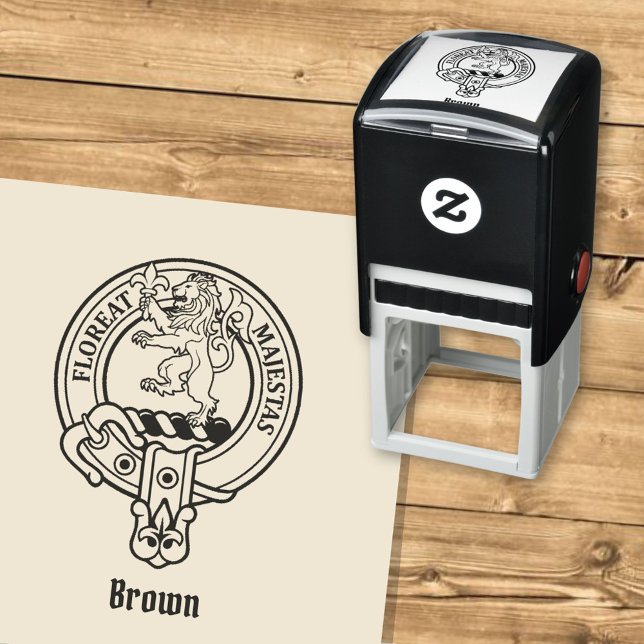 Clan Brown Crest Self-inking Stamp (Creator Uploaded)