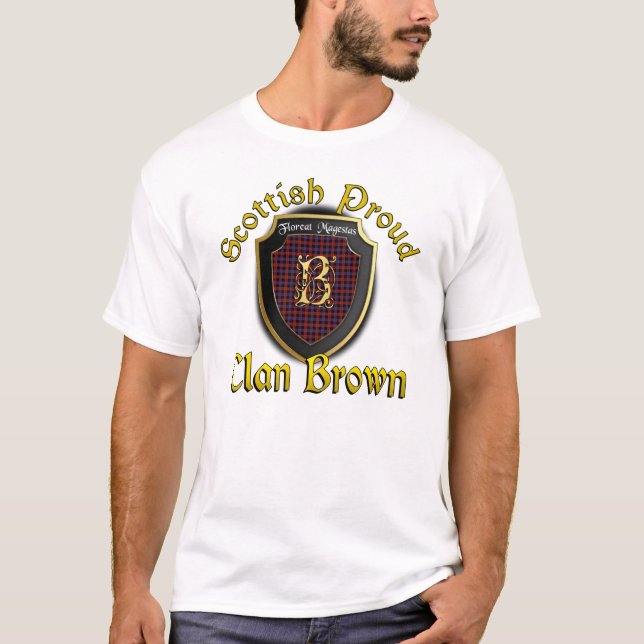 Clan Brown Scottish Proud Shirts (Front)