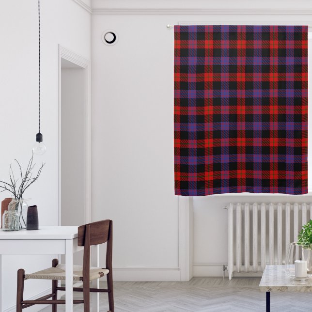 Clan Brown Tartan Blackout Curtains (Living Room)