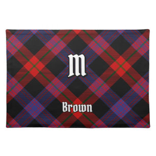 Clan Brown Tartan Cloth Placemat