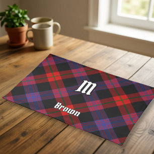 Clan Brown Tartan Cloth Placemat