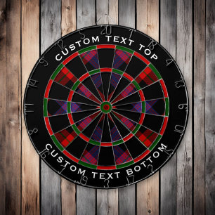 Clan Brown Tartan Dart Board