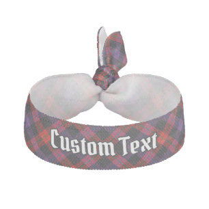 Clan Brown Tartan Elastic Hair Tie