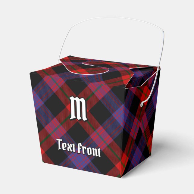 Clan Brown Tartan Favor Boxes (Front Side)