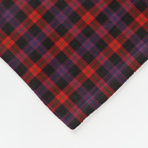 Clan Brown Tartan Fleece Blanket