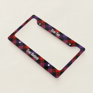 Clan Brown Tartan License Plate Frame