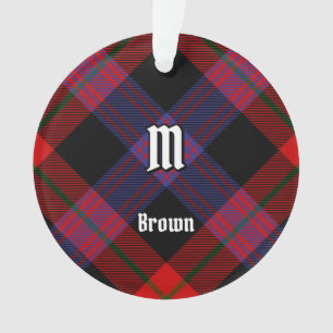 Clan Brown Tartan Ornament