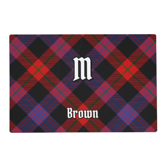 Clan Brown Tartan Placemat (Front)