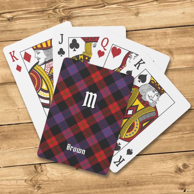 Clan Brown Tartan Poker Cards (Creator Uploaded)